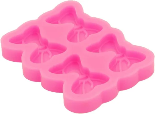 Miniatura 7 de Lindo molde de resina de silicona con nudo, mini molde para pajarita, molde de chocolate para decoración de pasteles de postres y postres