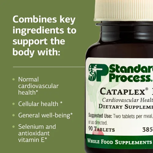 Miniatura 4 de Standard Process Cataplex E2 - Suplemento de vitamina E y selenio para la salud cardiovascular y celular - Soporte antioxidante para la salud