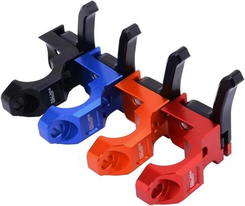Miniatura 4 de AnXin Palanca de Arranque en Caliente con Abrazadera Giratoria CNC para CR CRF XR KDX KLX KX DRZ RM RMZ TTR WR YZ Motocicleta Dirt Pit Bike - Negro