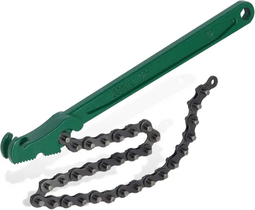 Miniatura 7 de Llave de cadena con trinquete de 12 pulgadas de gran capacidad, reversible, herramienta de filtro de aceite para tuberías, accesorios de tubería