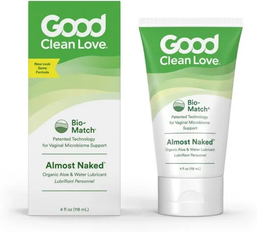 Miniatura 3 de Good Clean Love Lubricante personal totalmente natural, casi desnudo, 4 onzas (paquete de 4)