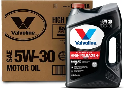 Miniatura 12 de Valvoline - Aceite de motor de mezcla sintética SAE 10W-40 de alto millaje, con MaxLife Technology, 5 cuartos de galón