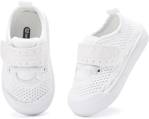 Miniatura 66 de BMCiTYBM Zapatos de bebé para niños pequeños, zapatillas de malla transpirable antideslizantes