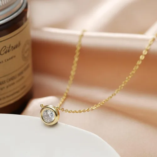 Miniatura 4 de Collner Collar con colgante de corazón de oro de 14 quilates para mujer, delicado collar de estrella, gargantilla de mal de ojo, collar bohemio