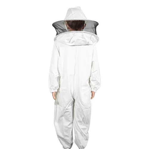 Miniatura 3 de Luwint Trajes de apicultura ventilados de cuerpo completo para niños, traje de apicultor de abeja a prueba de picaduras con guantes protectores