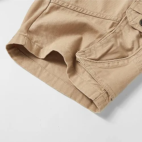 Miniatura 5 de Men Cargo Shorts Classic Fit Lightweight Ripstop Pants Tactical Outdoor Work Short Trousers with Multi Pocket