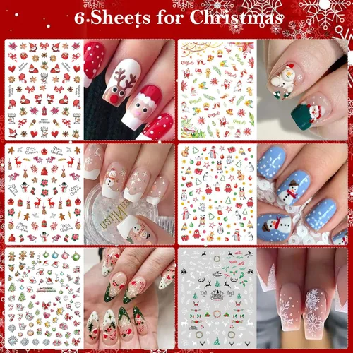 Miniatura 4 de winthrop 12 hojas de calcomanías de Pascua para uñas, tiras completas de esmalte de uñas, calcomanías autoadhesivas para arte de uñas, lindos huevos