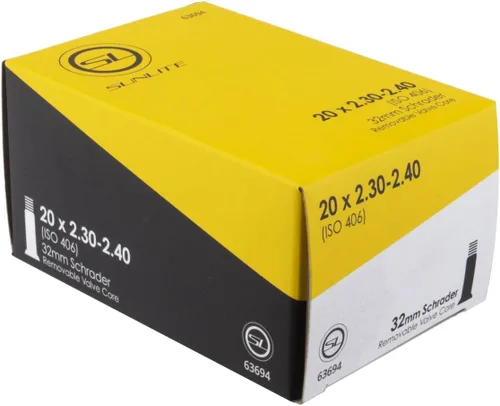 Miniatura 19 de Sunlite Tubos de válvula Schrader Standad, varios tamaños Negro