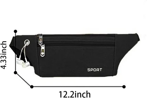 Miniatura 3 de Riñonera impermeable para hombres y mujeres, deportes al aire libre, camping, senderismo, bolsa para teléfono móvil, bolsa cruzada, bolsa de pecho