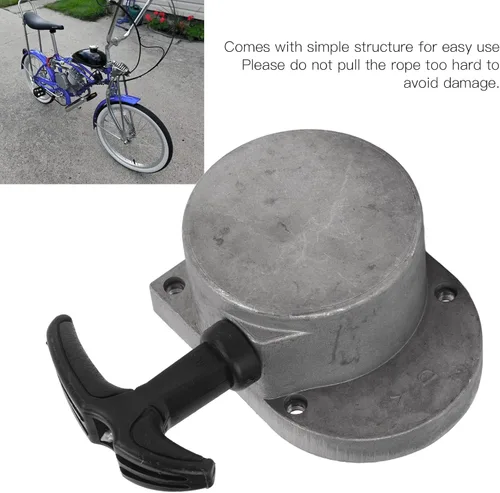 Miniatura 6 de Kit de motor de bicicleta, bicicleta motorizada eléctrica, montaje de arranque de arranque de motocicleta Reemplazo de aleación de aluminio