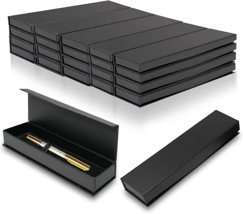 Miniatura 9 de 42 piezas – Cajas de regalo para bolígrafos vacías. Caja de regalo para bolígrafos negros con almohadilla. Caja de exhibición de joyería