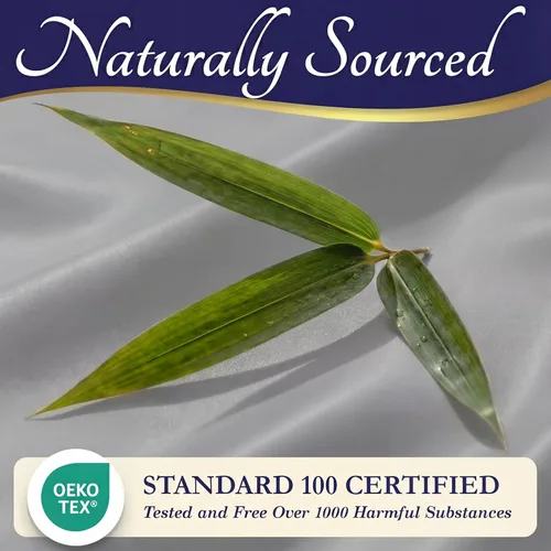 Miniatura 7 de DECOLURE Sábanas 100% Viscosa Derivada de Bambú Tamaño King - Juego de Sábanas de Lujo de 4 Piezas Naturalmente Refrescantes, Ultra Suaves - Gris