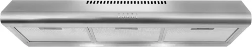 COSMO COS-5MU36 Campana extractora de conductos para debajo del gabinete de la colección Delta de 36 pulgadas, controles de botón, filtros Acero