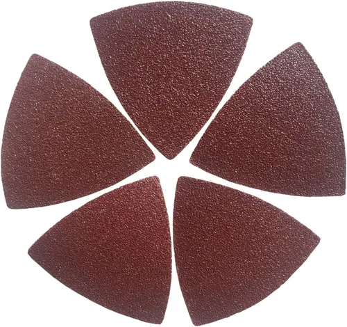 Miniatura 15 de XXGO 105 piezas de almohadillas de lijado oscilantes multiherramienta, 2 almohadillas de lijado triangulares, 3 almohadillas de lijado de dedos, 100