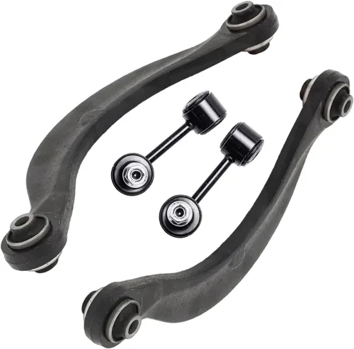Miniatura 41 de Detroit Axle - Brazos de control superiores traseros para Chrysler 300 Dodge Challenger Charger Magnum, reemplazo del conjunto de brazos de control