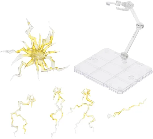 Miniatura 15 de iplusmile Soporte de efecto de llama con soporte de figura de acción, soporte ajustable para muñeca de juguete para exhibición de modelos, base
