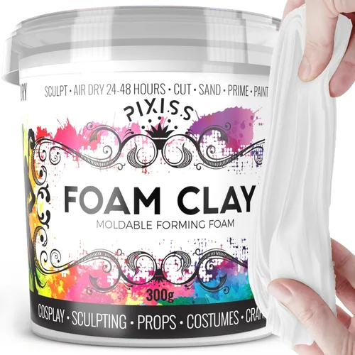 Miniatura 7 de Arcilla de espuma para modelar de espuma seca al aire – Arcilla suave para cosplay para añadir slime, arcilla de moldeo para esculpir con espuma