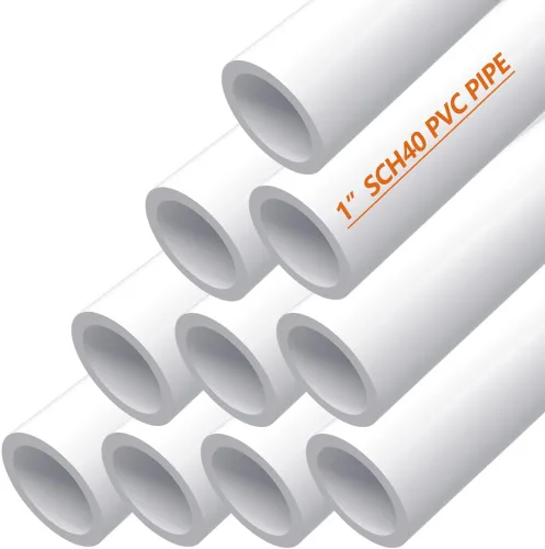 Tubo de PVC de 1 pulgada, proyectos de PVC para el hogar, jardín, invernadero, granja y taller, grado 40, color blanco [40 x 10 unidades]