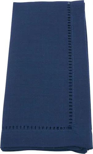 Miniatura 19 de SARO LIFESTYLE Servilleta de cóctel con borde cosido (juego de 12), negro, 6"x6