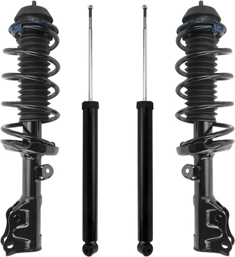 Miniatura 66 de Detroit Axle - Puntales y Amortiguadores para Chevy Traverse Buick Enclave GMC Acadia Saturn Outlook 2007-2012, 2 puntales delanteros con resorte
