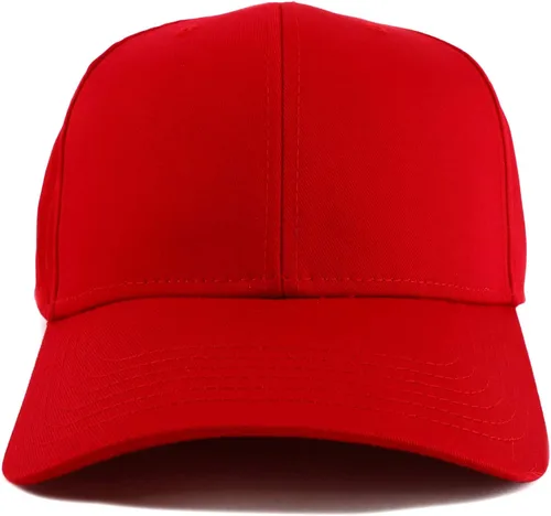 Miniatura 2 de armycrew XXL Oversize alta corona ajustable Plain Solid Gorra de béisbol