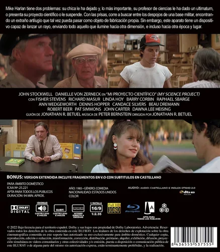 Miniatura 2 de Mi Proyecto Científico BD 1985 My Science Project [Blu-ray] [Import]