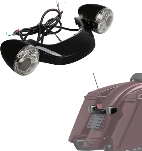 Miniatura 9 de TCT-MOTORPARTS Barra de luz de freno LED trasera para Harley Street Glide FLHX Special FLHXS Road King Glide 2010-2025 2023 2022