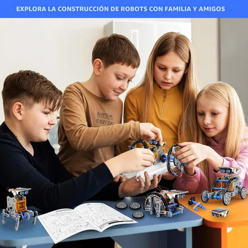 Miniatura 6 de Bottleboom STEM 13-en-1 Juguetes de Robots de Energía Solar para Educación para Niños de 8 a 12 años, Kits de Juguetes Educativos de Ciencia