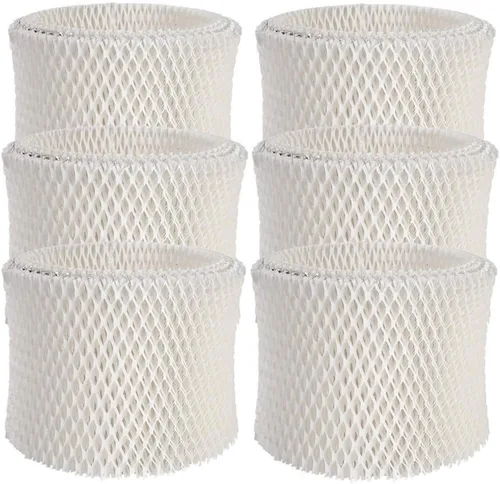 Paquete de 6 filtros de absorción de humidificadores de repuesto compatibles con humidificadores Honeywell HAC-504, HAC-504AW, HCM-350, HCM-300T,