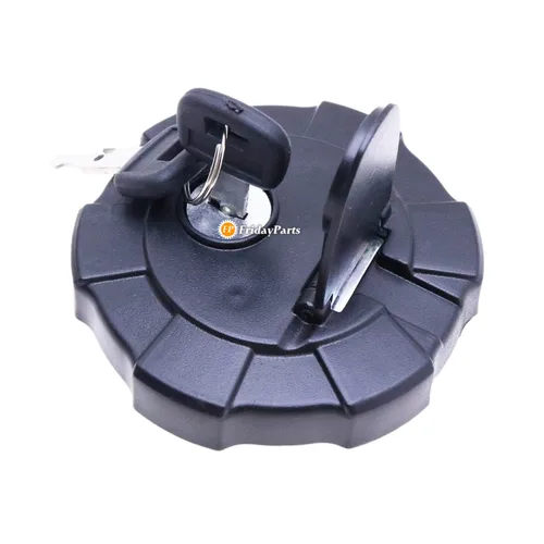 Miniatura 4 de FridayParts - Tapa del depósito de combustible con llaves 459A RD41151122 RD411-51122 compatible con excavadora Kubota SVL75-2 KX41-3 KX91-3S