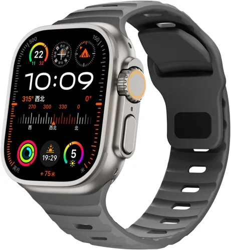 Miniatura 8 de Correas de silicona deportivas compatibles con Apple Watch Band de 1.929 in, 1.811 in, 1.772 in, 1.732 in, 1.654 in, 1.614 in, 1.575 in, 1.496 in