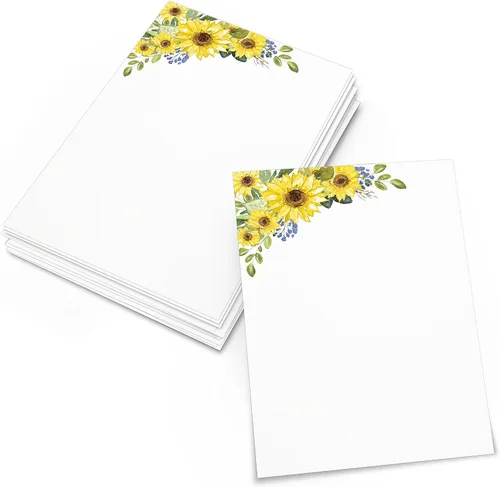 Miniatura 11 de 321Done Tarjetas florales rojas en blanco, juego de 50 tarjetas de notas de 4 x 6 pulgadas con diseño floral, tarjetas florales lisas, cartulina