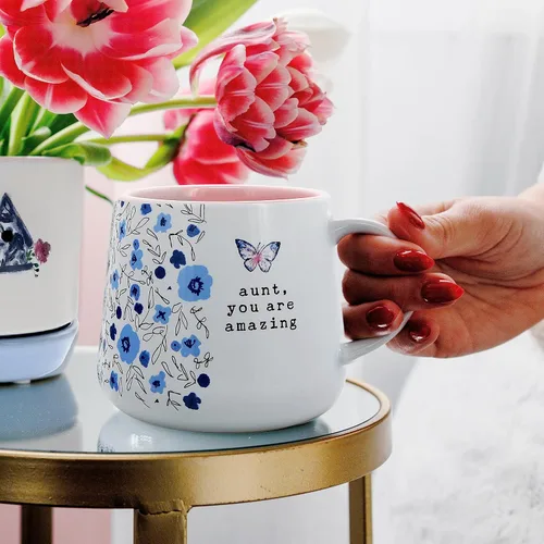 Miniatura 7 de Pavilion Gift Company - Aunt, you are amazing - Taza de cerámica de 18 onzas, regalo del día de la madre, taza de café para tía, 1 unidad