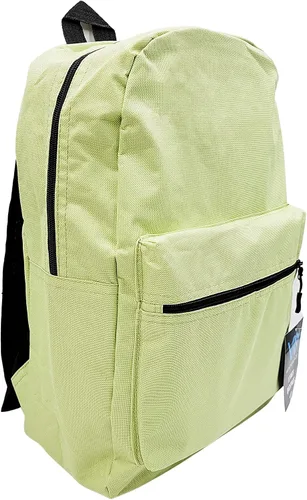 Miniatura 5 de Winterlace Paquete de 24 mochilas, bolsa ligera de 17 pulgadas para viajes al aire libre, gimnasio, eventos corporativos (negro)