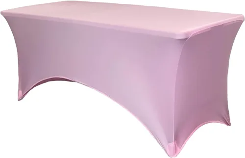 Miniatura 28 de YOUR CHAIR COVERS Mantel rectangular de elastano ajustable de 5 pies, color blanco, para decoración de bodas, eventos, patio, cubierta elástica
