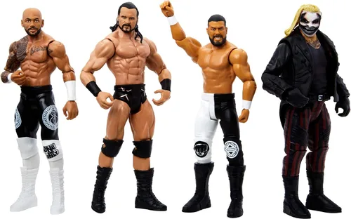 Miniatura 9 de WWE WrestleMania 37 Andrade Figura de acción Posable 6 pulgadas Coleccionable y Regalo para Edades de 6 años en adelante
