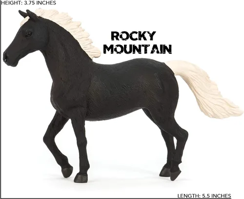 Miniatura 5 de Terra by Battat – 6 piezas de juguetes de caballo de 6 pulgadas – Figuras realistas de mustang – Figuras de animales de plástico – Regalo