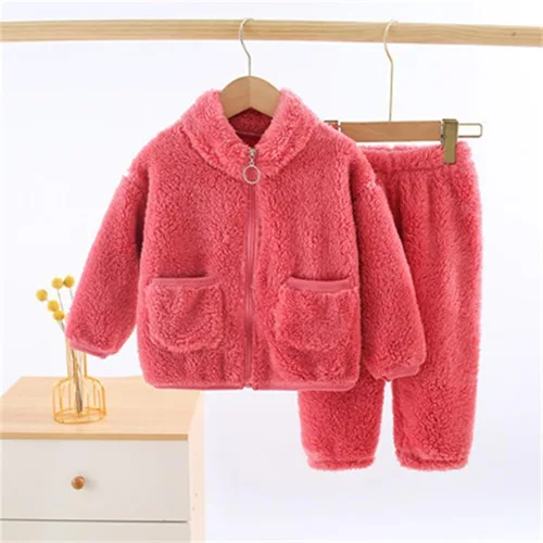 Miniatura 2 de TBUIALL Conjunto de 2 piezas de camiseta de manga larga para niña, traje de algodón suave, cuello redondo, manga larga, trajes de bebé