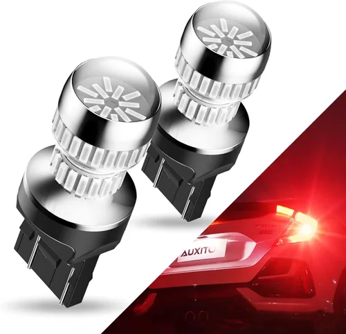Miniatura 10 de AUXITO Bombilla LED 1157 blanca, superbrillante 2057 2357 7528 BAY15D, bombillas LED para respaldo, señal inversa, intermitente, estacionamiento