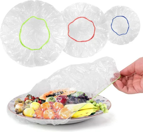 Miniatura 9 de 60 piezas de cubiertas para cuencos para probar pan, tapas de ducha de plástico para pan de masa fermentada, cubiertas de alimentos elásticas