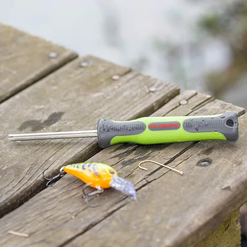 Miniatura 3 de SMITH'S MR. Crappie 51195 - Afilador de anzuelos y púas, color verde