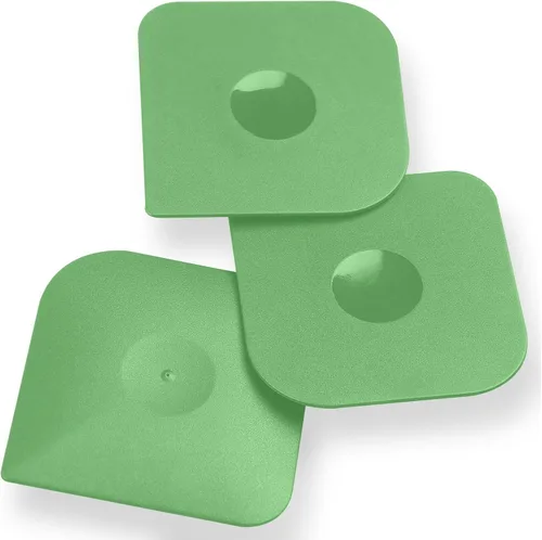 Miniatura 8 de Juego de herramientas de raspado de ollas de plástico para cocina, 3 piezas de esponja de nylon de plástico para limpieza de sartenes de hierro Negro
