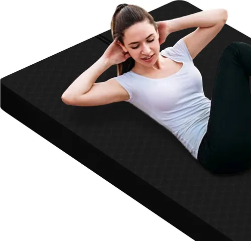 Miniatura 20 de nuveti Tapete Grande para Ejercicios - Tapete de Yoga de 15mm/20mm/30mm de Grosor Tapete de Ejercicios para Fitness, Yoga, Pilates, Estiramientos