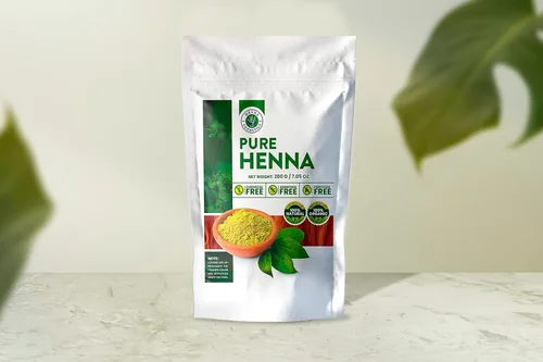 Miniatura 5 de Tinte de color de cabello de henna natural, polvo de henna 100% puro para el crecimiento del cabello orgánico (200g/7.05 onzas, Marrón Rojo)