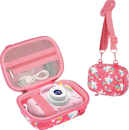 Miniatura 19 de Leayjeen Funda para cámara para niños compatible con OUTUVAS/Goopow/Mgaolo/HOOMOON/Juguetes de cámara para niños y videocámara digital para niños