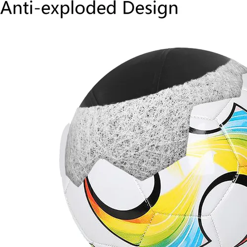Miniatura 3 de Balón de fútbol ABAJI tamaño 3, 4, 5 para niños, niños pequeños, juguete, regalo, patrón colorido, práctica, entrenamiento, para niños y niñas, Azul