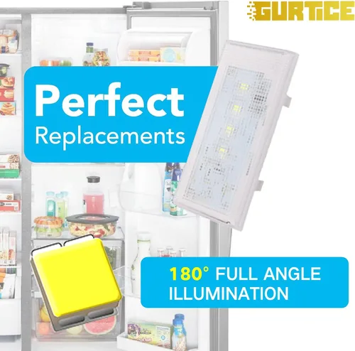 Miniatura 5 de 1 luz LED W10515057 compatible con Whirlpool Kenmore Maytag Freezer Refrigerador, reemplaza WPW10515057, W10522611, W10465957, AP6022533 PS11755866