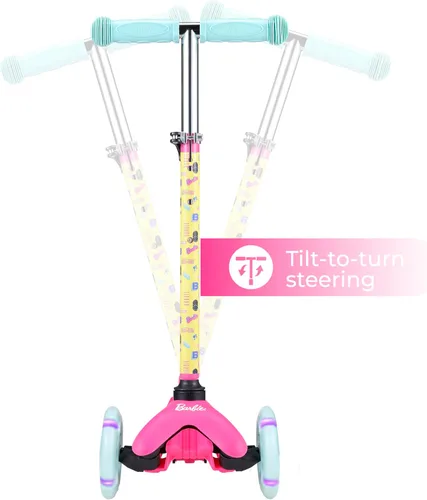 Miniatura 7 de Self Balancing Kick Scooter with Light Up Wheels, Extra Wide Deck, 3 Wheel Platform, Foot Activated Brake, 75 lbs Limit, Kids & Toddlers Girls or
