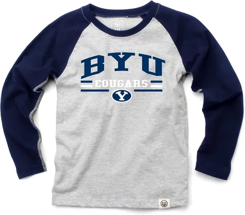 Miniatura 70 de Wes and Willy NCAA playera raglán de manga larga para niños