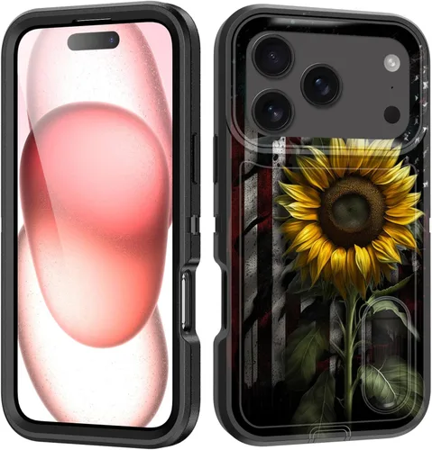 Miniatura 71 de Funda para iPhone Air con soporte integrado, a prueba de golpes, polvo y caídas, 3 capas, grado militar, funda protectora para iPhone Air de 6.5